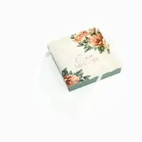 Коробка для кондитерских изделий с пластиковой крышкой «Самой милой», 15 х 15 х 3 см
