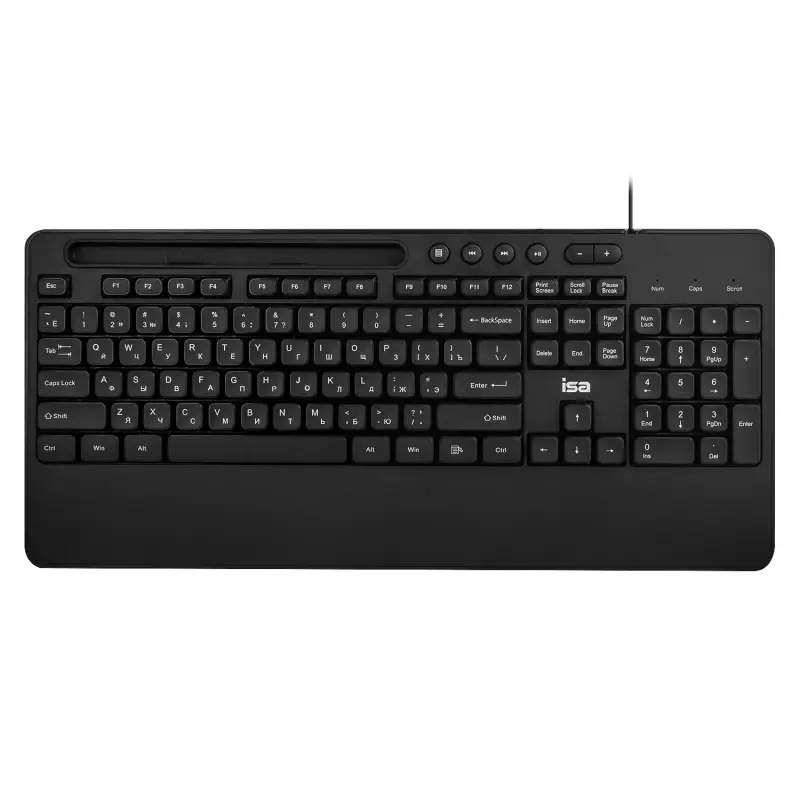 Клавиатура проводная KB-01 ISA черная