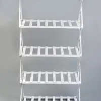 Стеллаж универсальный, 5 полок, 50&times;25&times;89 см, напольный, открытый, белый, Greengo