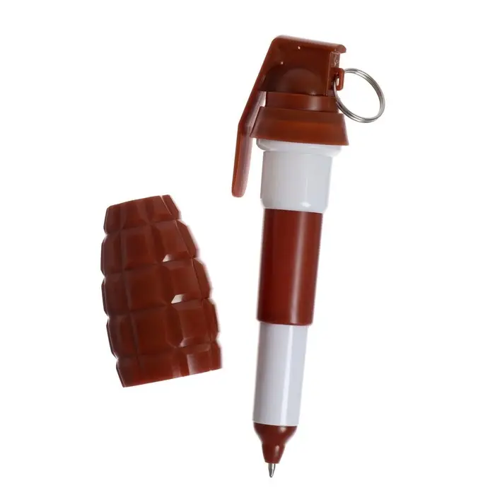 Ручка - прикол шариковая Calligrata «Граната», раздвижная, 12 см, МИКС Ручка - прикол шариковая Calligrata «Граната», раздвижная, 12 см, МИКС