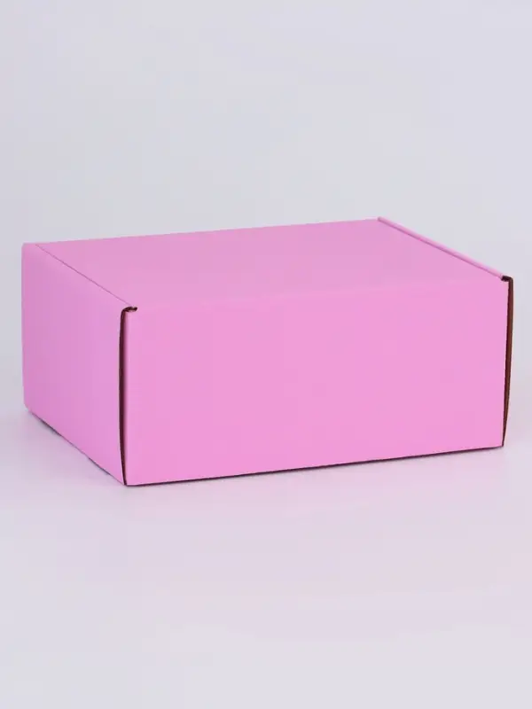 Коробка самосборная, розовая, для подарков, хранения и отправки посылок, 22&times;16.5&times;9.5 см