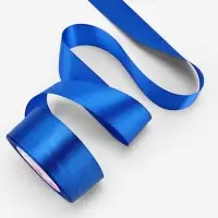 Лента атласная, 40 мм, 23&plusmn;1 м, синяя №40