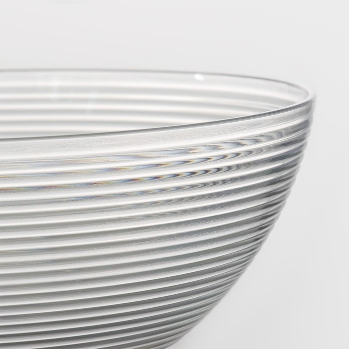 Салатник Доляна «Шарм», d=23 см, высота 9,5 см, 2,2л, цвет прозрачный Салатник Доляна «Шарм», d=23 см, высота 9,5 см, 2,2л, цвет прозрачный