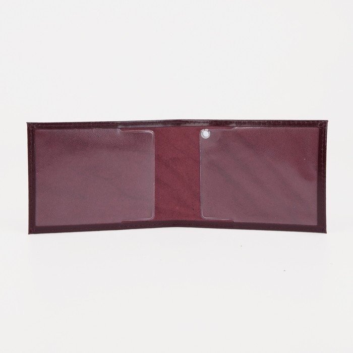 Обложка для удостоверения &laquo;Полиция&raquo;, цвет бордовый