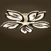 Люстра с ПДУ 71107/5WT LED 130Вт 3000-6000К диммер белый 64х64х10 см BayerLux