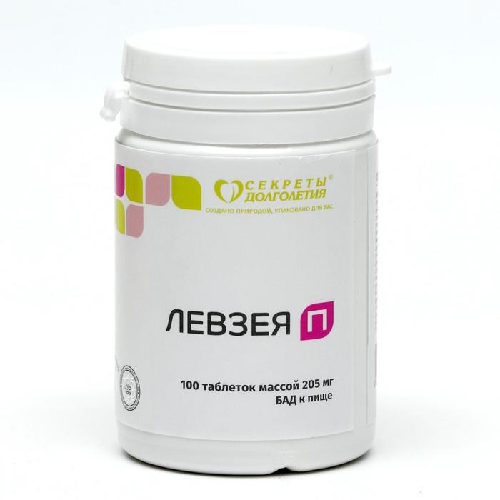 Комплекс «Левзея П», укрепление иммунитета, 100 таблеток по 205 мг Комплекс «Левзея П», укрепление иммунитета, 100 таблеток по 205 мг