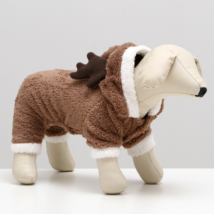 Новогодний костюм  Новогодний костюм "Олень",  S (ДС 20, ОГ 32 см), коричневый