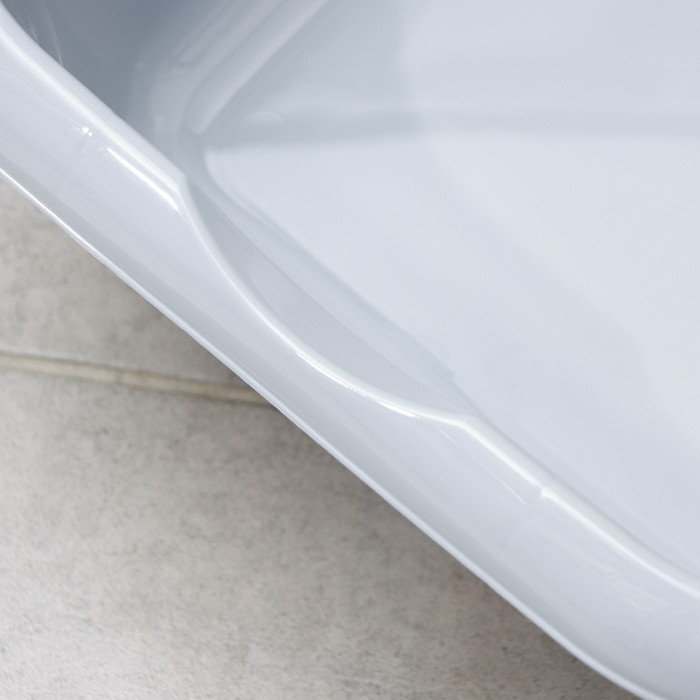 Таз квадратный Etna, 12 л, 40×38×15 cм, серый Таз квадратный Etna, 12 л, 40×38×15 cм, серый