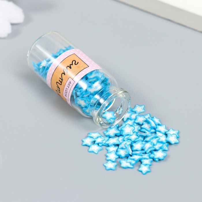 Декор для творчества пластик Декор для творчества пластик "Цветок. Голубая иломея" набор 8 гр 5х2х2 см