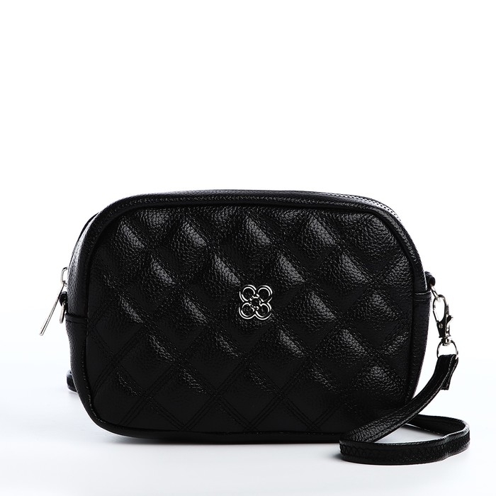 Сумка кросс-боди на молнии, цвет чёрный Сумка кросс-боди на молнии, цвет чёрный