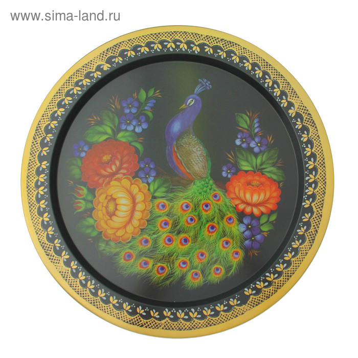 Поднос «Микс», d=38 см, цвет и рисунок МИКС Поднос «Микс», d=38 см, цвет и рисунок МИКС