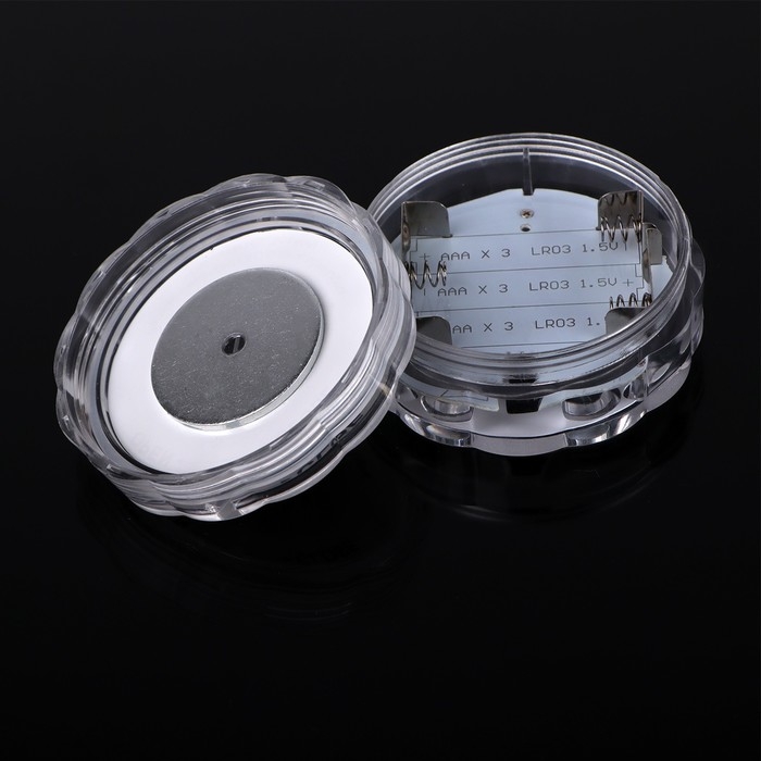 Светильник подводный, 10 LED, 3 Вт, IP68, RGB, от батареек 3*ААА (не в компл.) Светильник подводный, 10 LED, 3 Вт, IP68, RGB, от батареек 3*ААА (не в компл.)