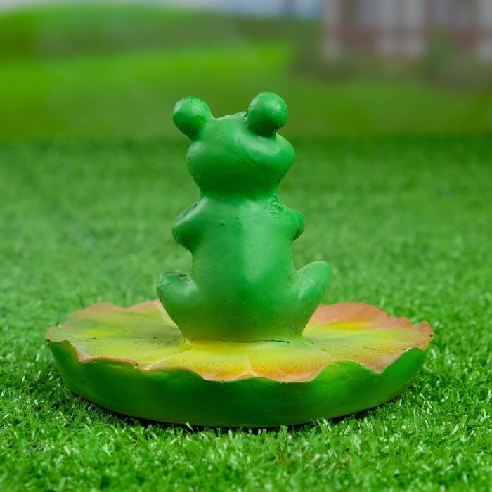 Садовая фигура  Садовая фигура "Лягушка хлопает" 15х10см