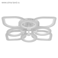 Люстра с ПДУ 671135/8 LED 160Вт диммер 3 режима 3000-6000К белый 51х51х12,5 см BayerLux