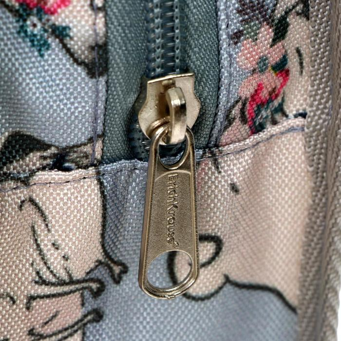 Папка с ручками А4, 335 х 265 х 60 мм, ErichKrause Папка с ручками А4, 335 х 265 х 60 мм, ErichKrause "Chilling Dog", 600 мкм, молния сверху, с принтом