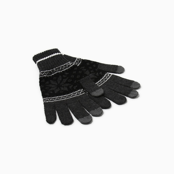 Перчатки женские , цвет серый, размер 18 Перчатки женские , цвет серый, размер 18