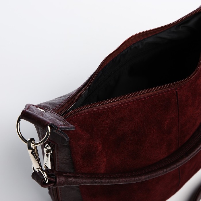 Сумка-мешок на молнии, цвет бордовый Сумка-мешок на молнии, цвет бордовый