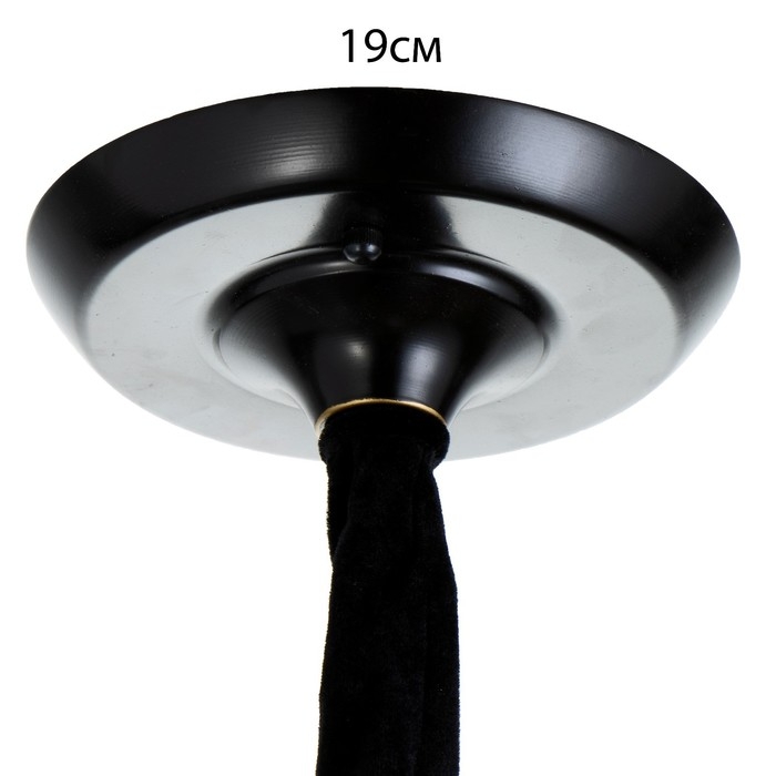 Люстра Люстра "Аруна" 3х40Вт Е27 черный 62х62х46 см BayerLux