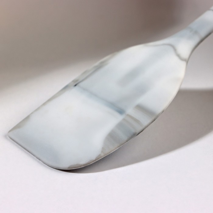 Лопатка Доляна «Мрамор», силикон, 21,5 см Лопатка Доляна «Мрамор», силикон, 21,5 см