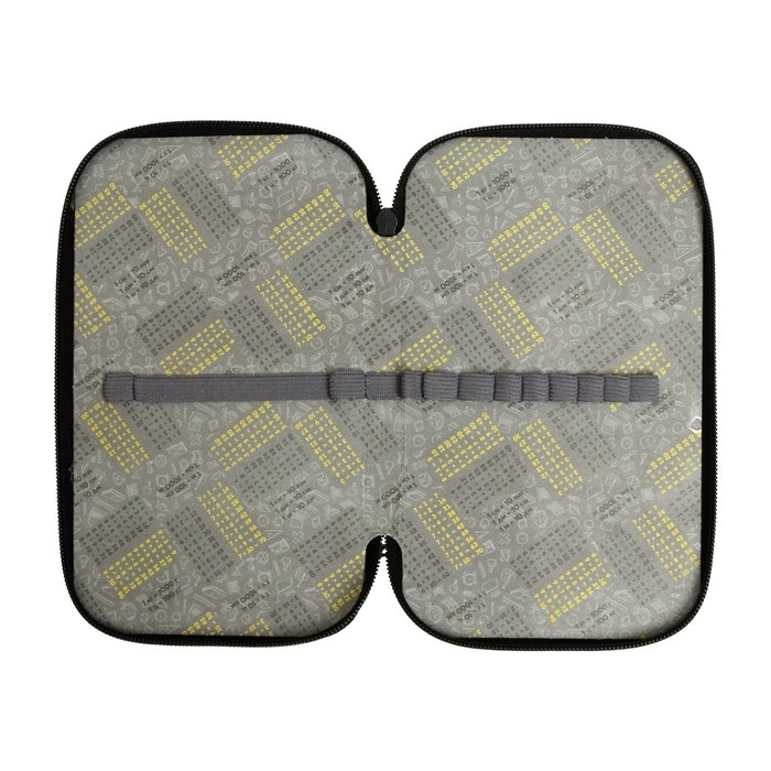 Пенал 2 секции, 125 х 205 х 40 мм, Calligrata 30П26/2  Пенал 2 секции, 125 х 205 х 40 мм, Calligrata 30П26/2 "Пиксели", ламинированный картон