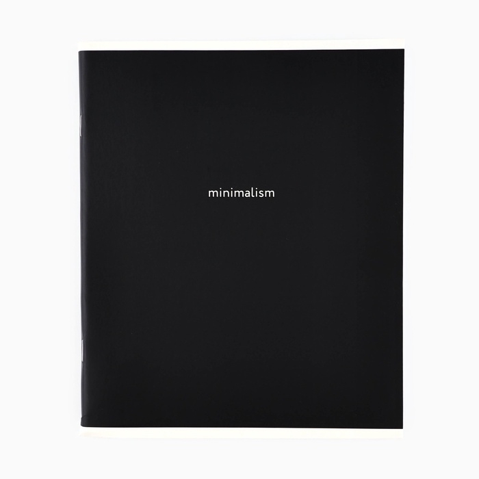 Тетрадь А5, 96 листов на скрепке, внутренний блок №1 &laquo;minimalism&raquo; уф лак