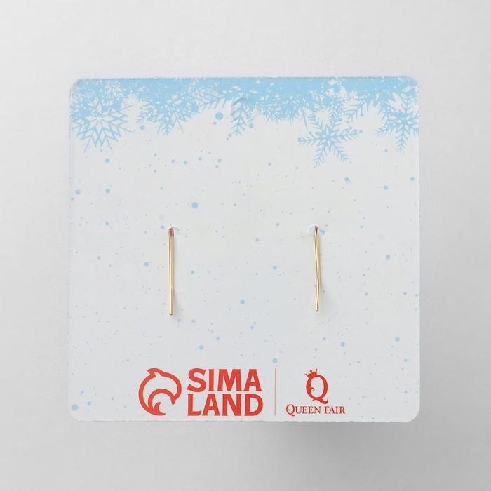 Новый год! Серьги «Новогодние» бант-венок, цветные в золоте Новый год! Серьги «Новогодние» бант-венок, цветные в золоте