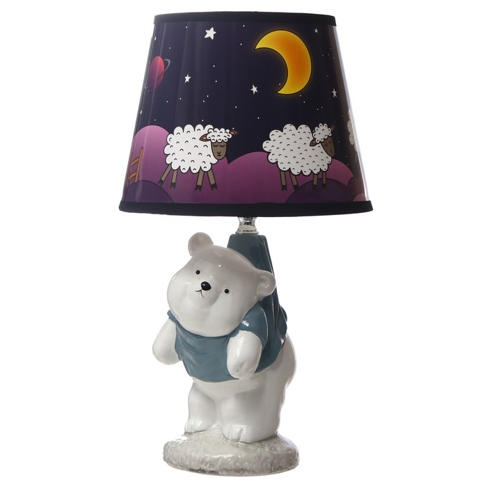 Настольная лампа "Мишка" Е14 15Вт МИКС 20х20х34 см RISALUX