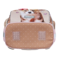 Ранец школьный на замке, 37 х 25 х 14 см, Erich Krause ErgoLine 15L, Corgi Puppy 60084