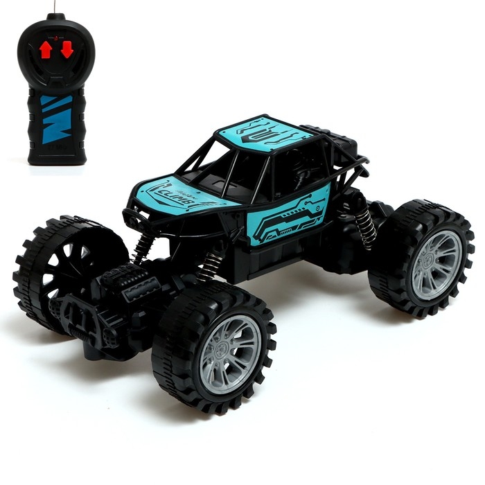 Джип «Вездеход», радиоуправление, свет, на батарейках, синий Джип «Вездеход», радиоуправление, свет, на батарейках, синий