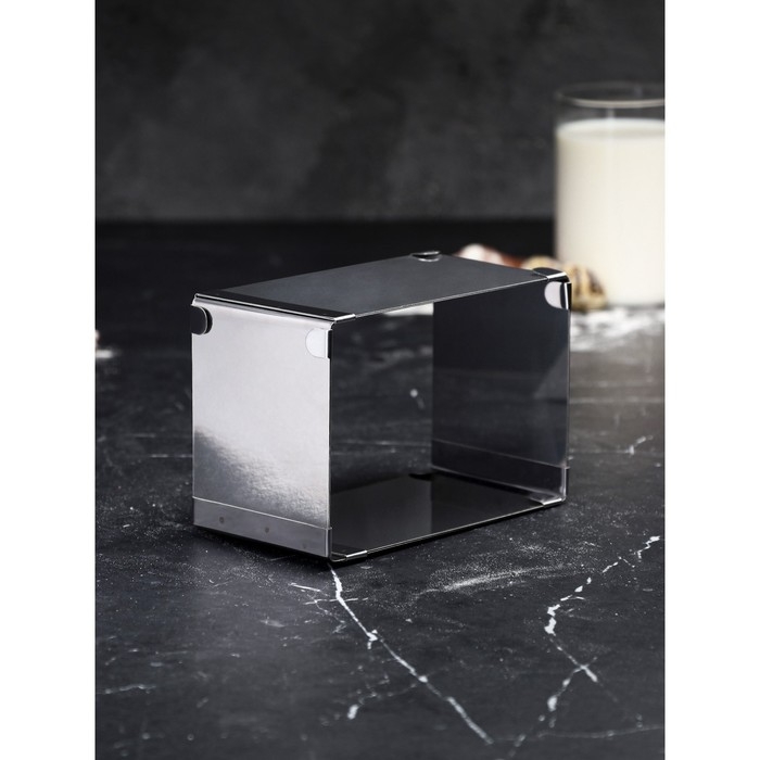 Форма для выпечки с регулировкой размера «Прямоугольная», h-8,5 см, 10х15 - 18х28 см Форма для выпечки с регулировкой размера «Прямоугольная», h-8,5 см, 10х15 - 18х28 см