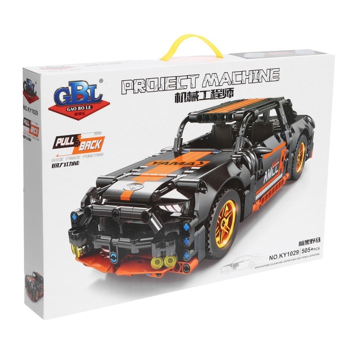 Конструктор гоночная машина GAO BO LE Project Machine, инерционный, 505 деталей, 6+ Конструктор гоночная машина GAO BO LE Project Machine, инерционный, 505 деталей, 6+