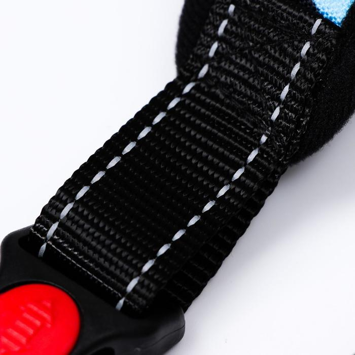 Шлейка К7 мягкая светоотражающая, размер S, ОГ 44-55 см, вес 5-9 кг, голубая хаки Шлейка К7 мягкая светоотражающая, размер S, ОГ 44-55 см, вес 5-9 кг, голубая хаки