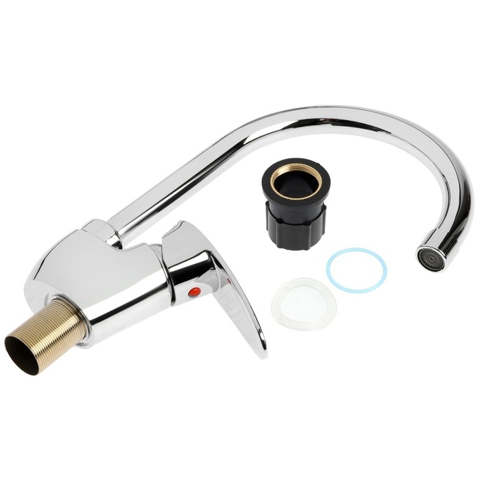 Смеситель для кухни ZEIN Z3669, однорычажный, высота излива 23 см, ABS-пластик, хром Смеситель для кухни ZEIN Z3669, однорычажный, высота излива 23 см, ABS-пластик, хром