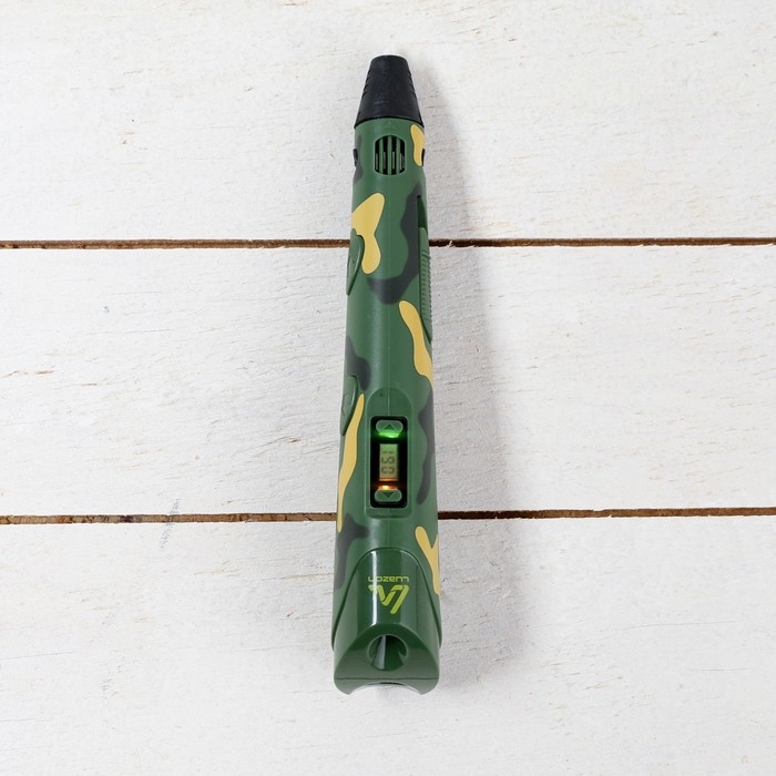 3D ручка Luazon, дисплей, работа с пластиком ABS и PLA, пластик в комплекте, хаки 3D ручка Luazon, дисплей, работа с пластиком ABS и PLA, пластик в комплекте, хаки