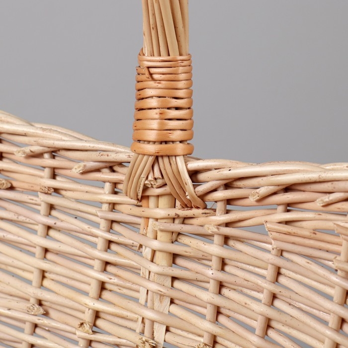 Корзина «Грибная», 12 л, дно 19×29 см, верх 30×49 см, H=20/23/34, ива Корзина «Грибная», 12 л, дно 19×29 см, верх 30×49 см, H=20/23/34, ива