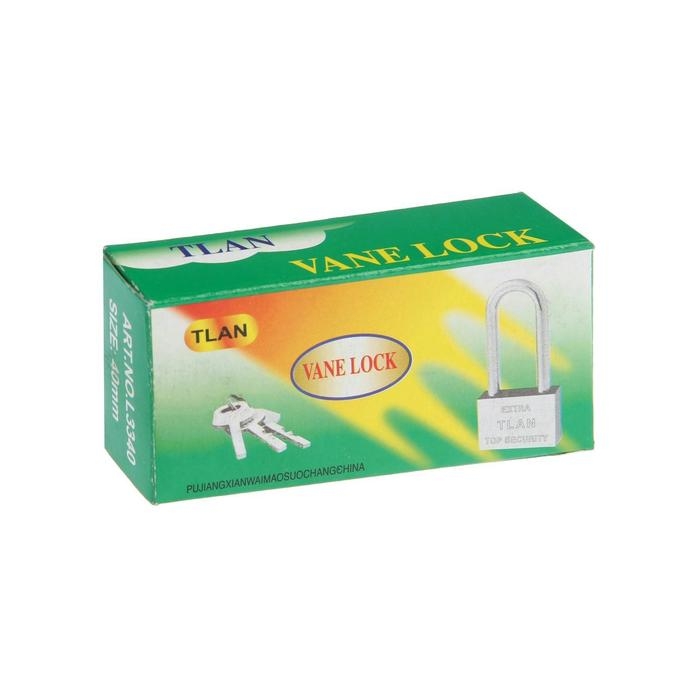 Замок навесной, тип 6, 5х40 мм, длинная дужка Замок навесной, тип 6, 5х40 мм, длинная дужка