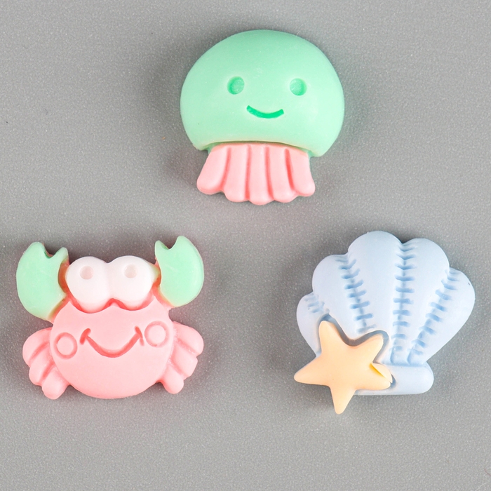 Гелевые свечи «Морские жители», с кабашонами Гелевые свечи «Морские жители», с кабашонами