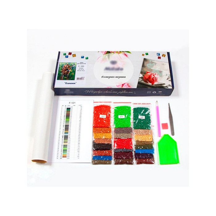 Алмазная мозаика «Аромат сирени», 40 × 50 см, 40 цветов Алмазная мозаика «Аромат сирени», 40 × 50 см, 40 цветов