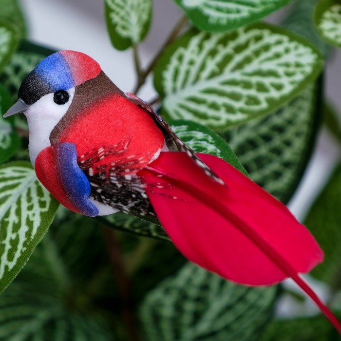 Декор на прищепке Декор на прищепке "Птица", микс, 13 х 2,5 х 3 см