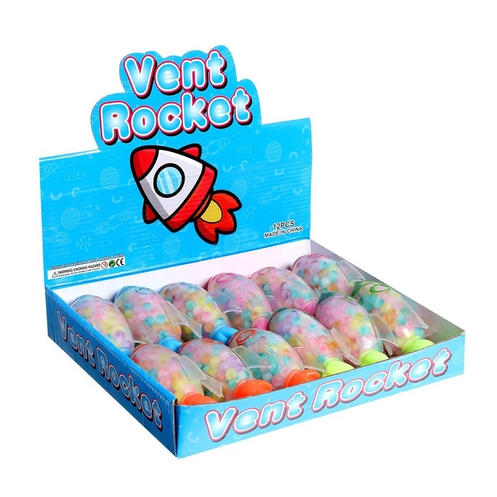 Мялка «Ракета» с гидрогелем, цвета МИКС Мялка «Ракета» с гидрогелем, цвета МИКС