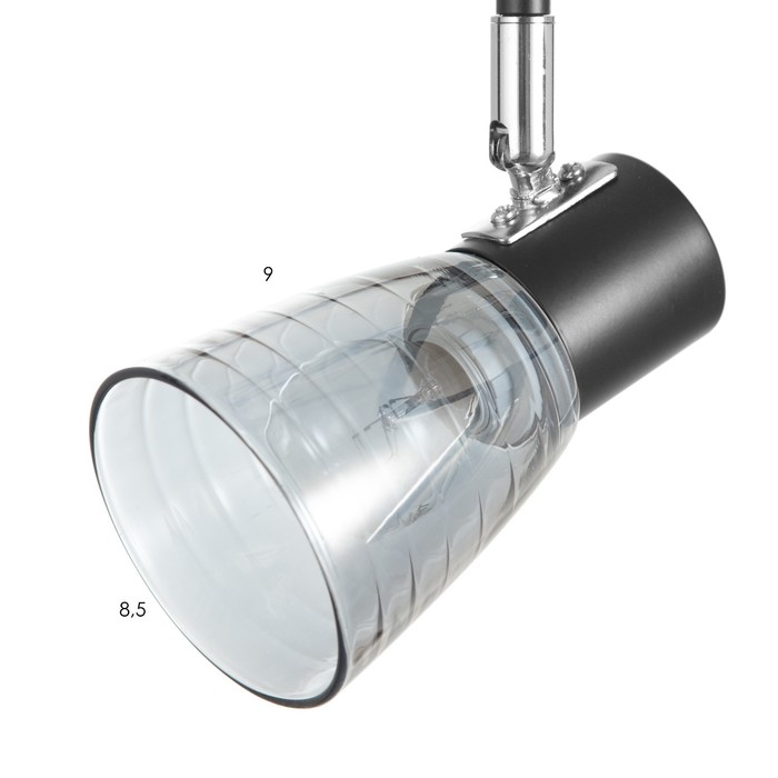 Люстра Люстра "Рондор" 3хЕ14 40Вт черный 43х43х17 см