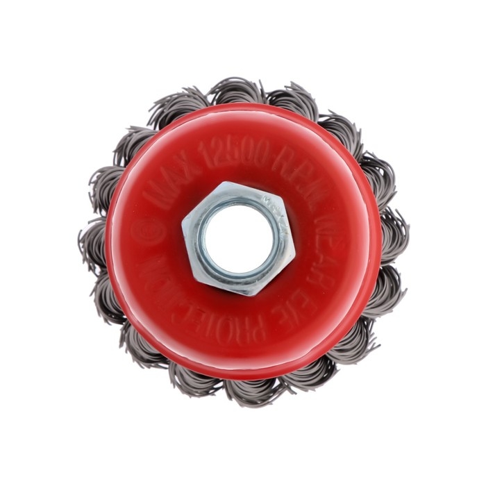 Щетка металлическая для УШМ ЛОМ, крученая проволока,  Щетка металлическая для УШМ ЛОМ, крученая проволока, "чашка", М14, 65 мм