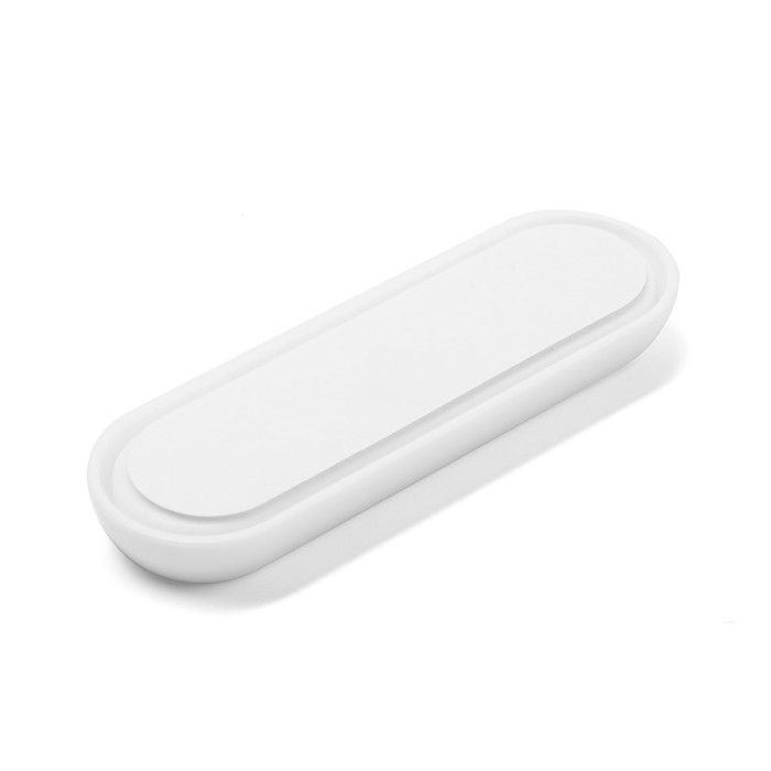 Ручка мебельная самоклеющаяся CAPPIO, L=106 мм, пластик, цвет белый Ручка мебельная самоклеющаяся CAPPIO, L=106 мм, пластик, цвет белый