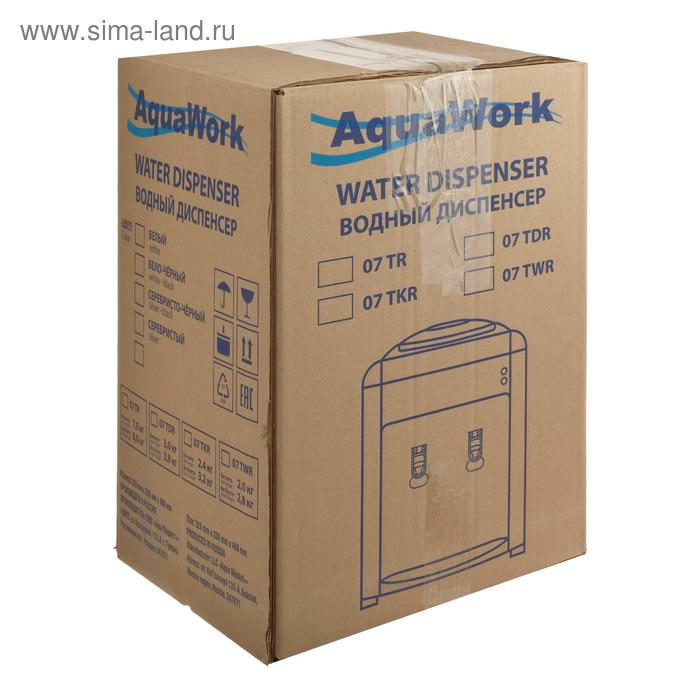Кулер для воды AquaWork AW 0.7TDR, с нагревом/охлаждением, 700 Вт, белый с черным Кулер для воды AquaWork AW 0.7TDR, с нагревом/охлаждением, 700 Вт, белый с черным