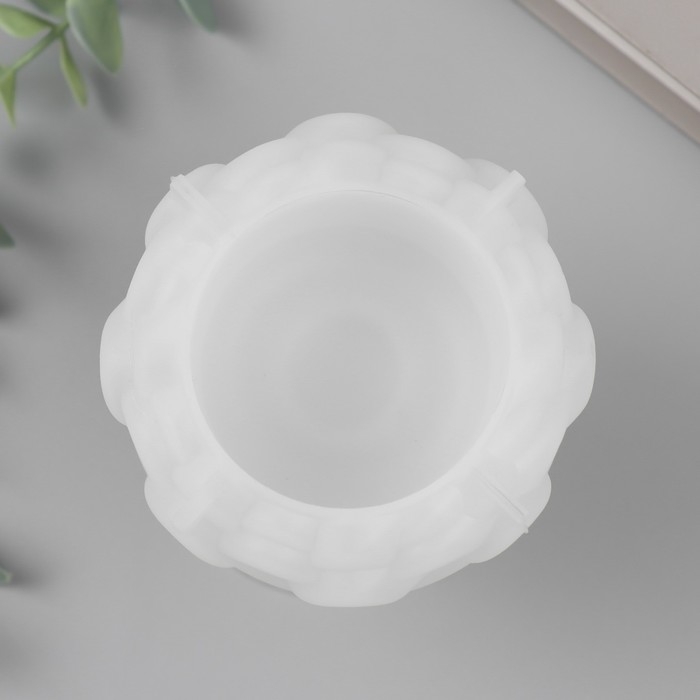 Молд силикон Молд силикон "Подсвечник. Лотос на длинной ножке" 8,5х8,5х10,6 см