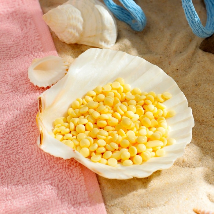 Воск для депиляции пленочный Молоко, 200 грамм Воск для депиляции пленочный Молоко, 200 грамм