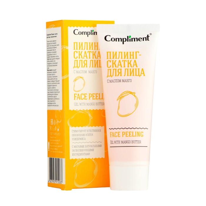 Пилинг-скатка для лица Compliment с маслом манго, 80 мл Пилинг-скатка для лица Compliment с маслом манго, 80 мл