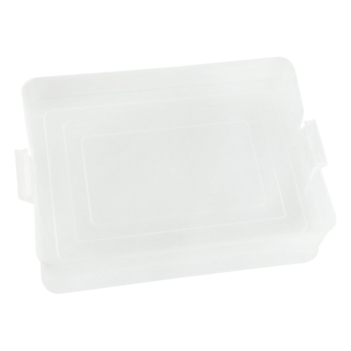 Контейнер для документов Стамм А4, 260 х 350 х 65 мм, пластик, с защелками, прозрачный Контейнер для документов Стамм А4, 260 х 350 х 65 мм, пластик, с защелками, прозрачный