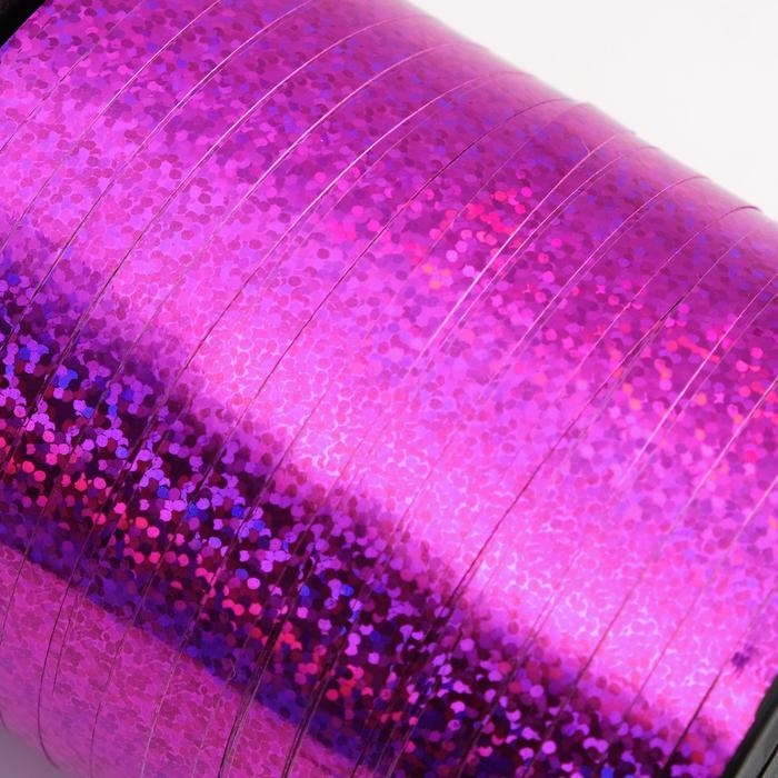 Лента упаковочная голография, фуксия, 5 мм х 225 м Лента упаковочная голография, фуксия, 5 мм х 225 м