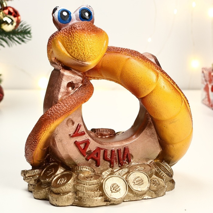 Фигура Фигура "Змея Удача" 23х23х28см